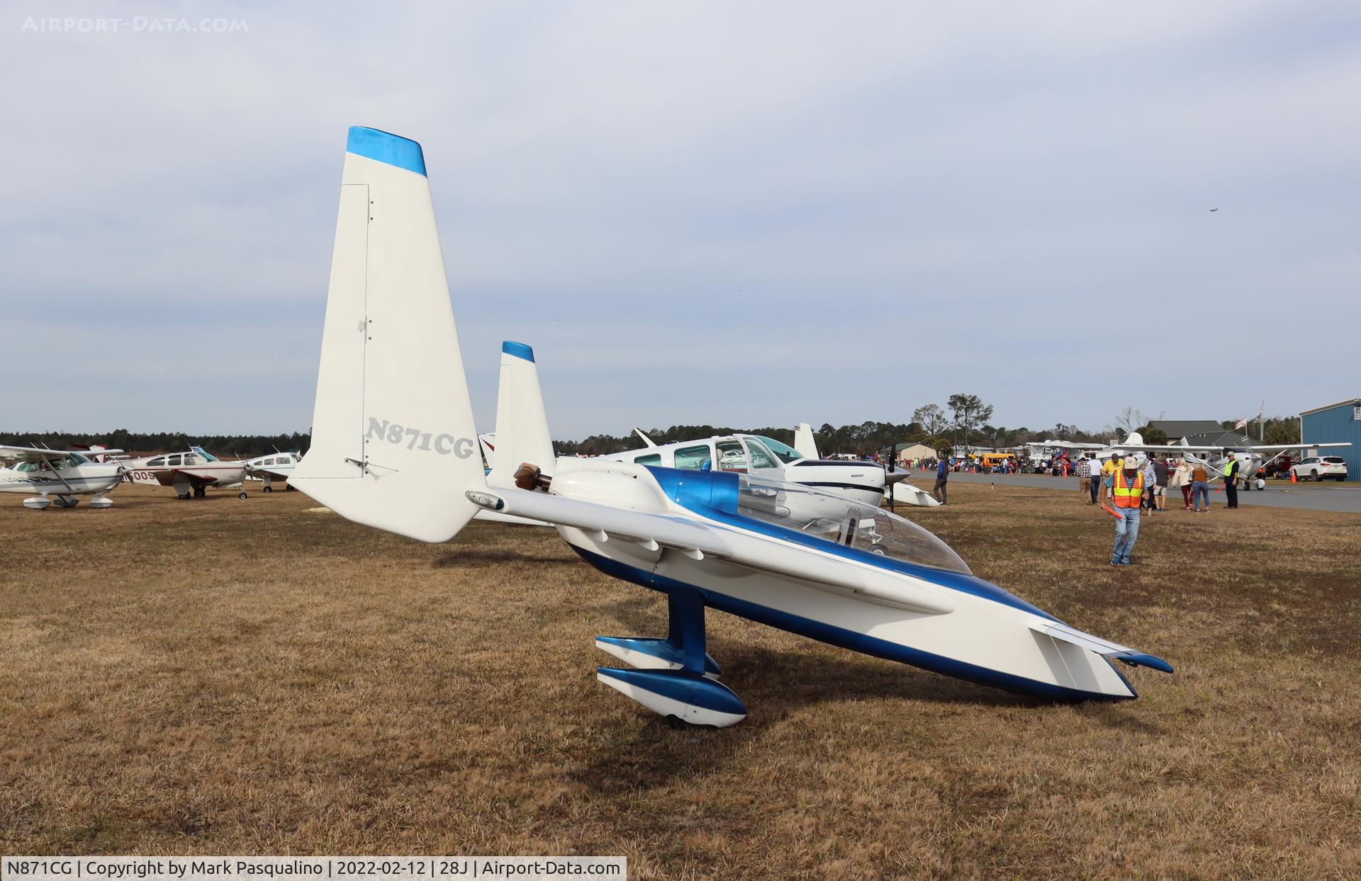 N871CG, 2017 Rutan Open Eze C/N 0001, Rutan Open Eze