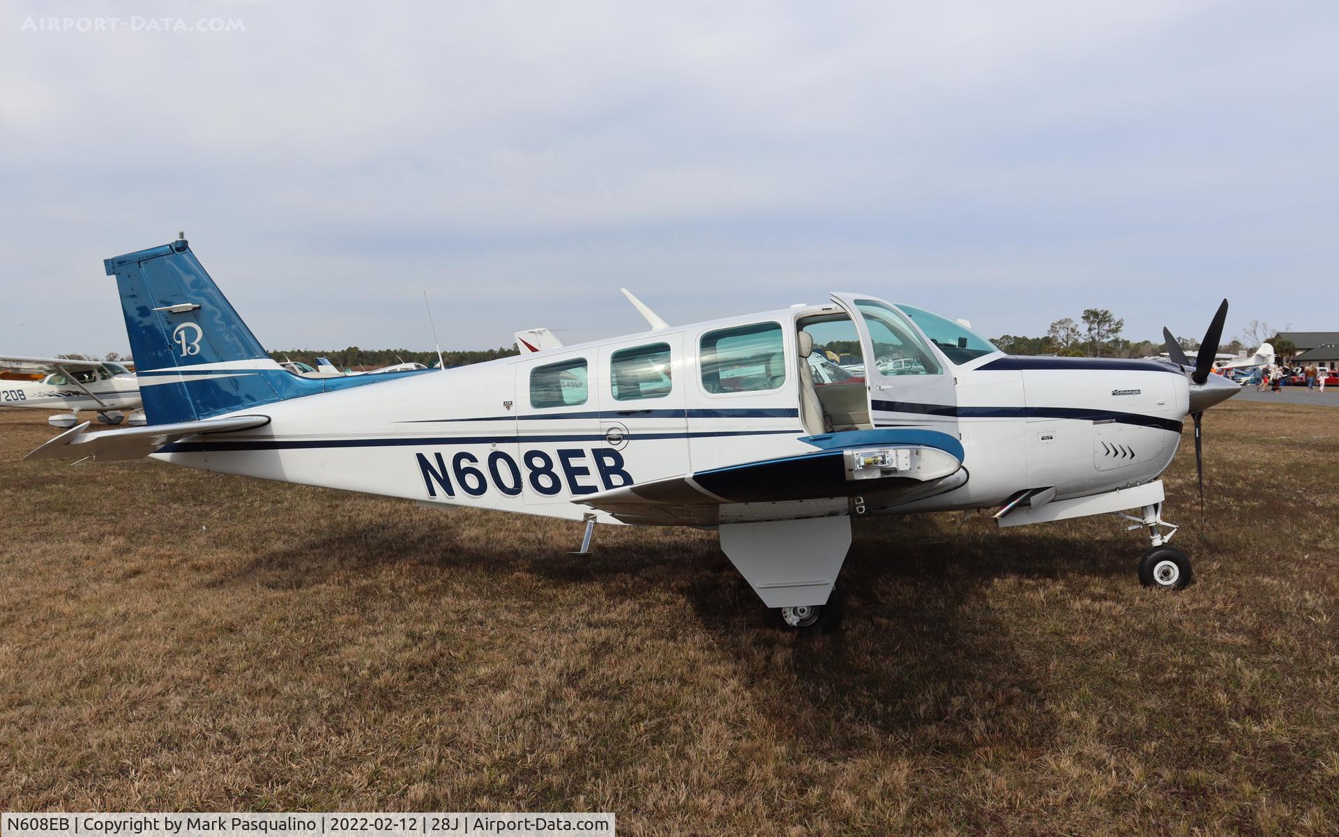 N608EB, 1979 Beech A36 Bonanza 36 C/N E-1512, Beech A36
