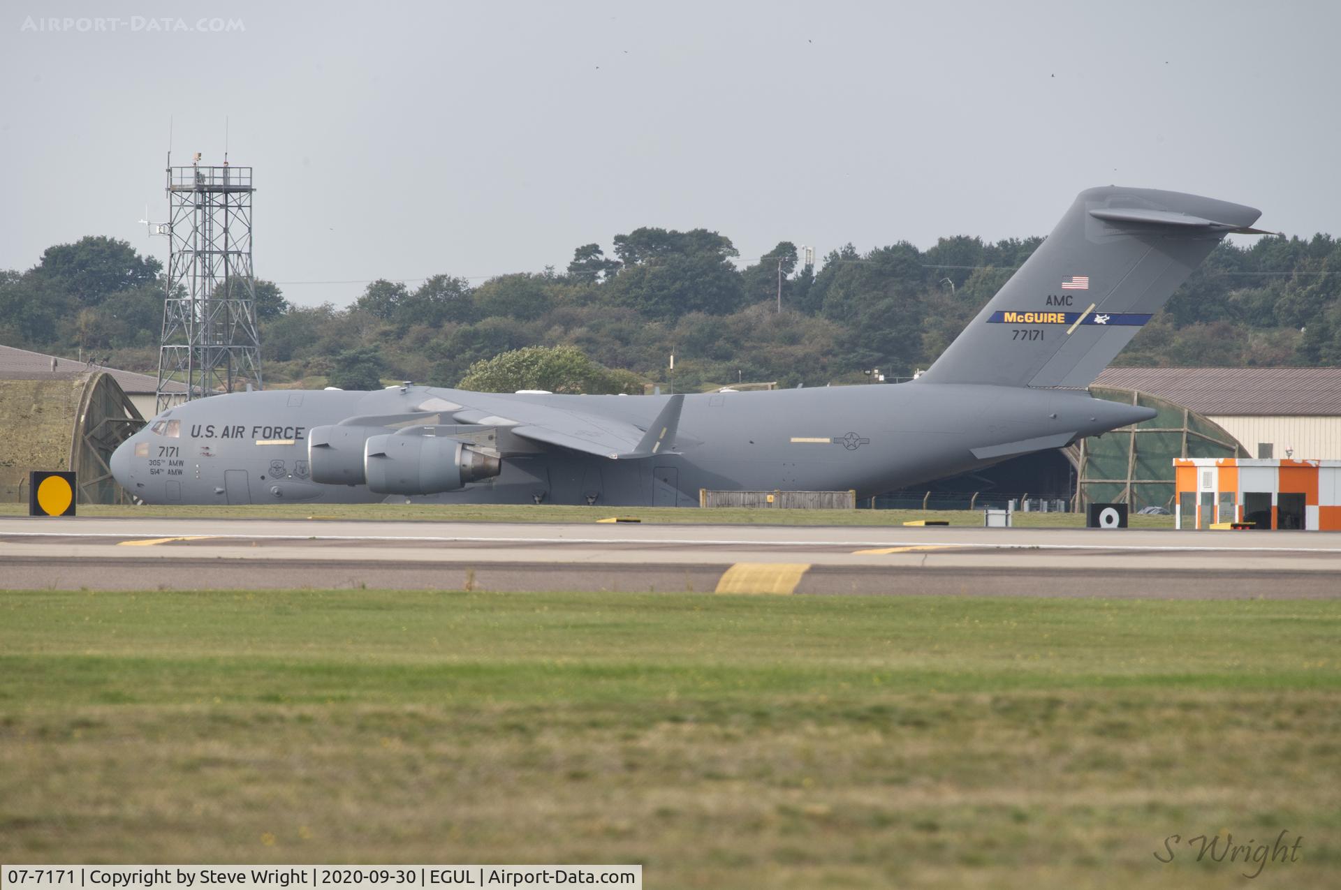 07-7171, Boeing C-17A Globemaster III C/N F-182/P-171, RAF Lakenheath
