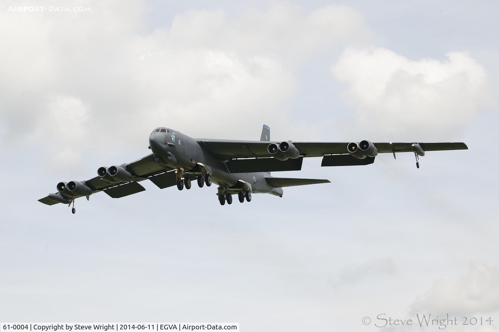 61-0004, 1961 Boeing B-52H Stratofortress C/N 464431, RAF Fairford