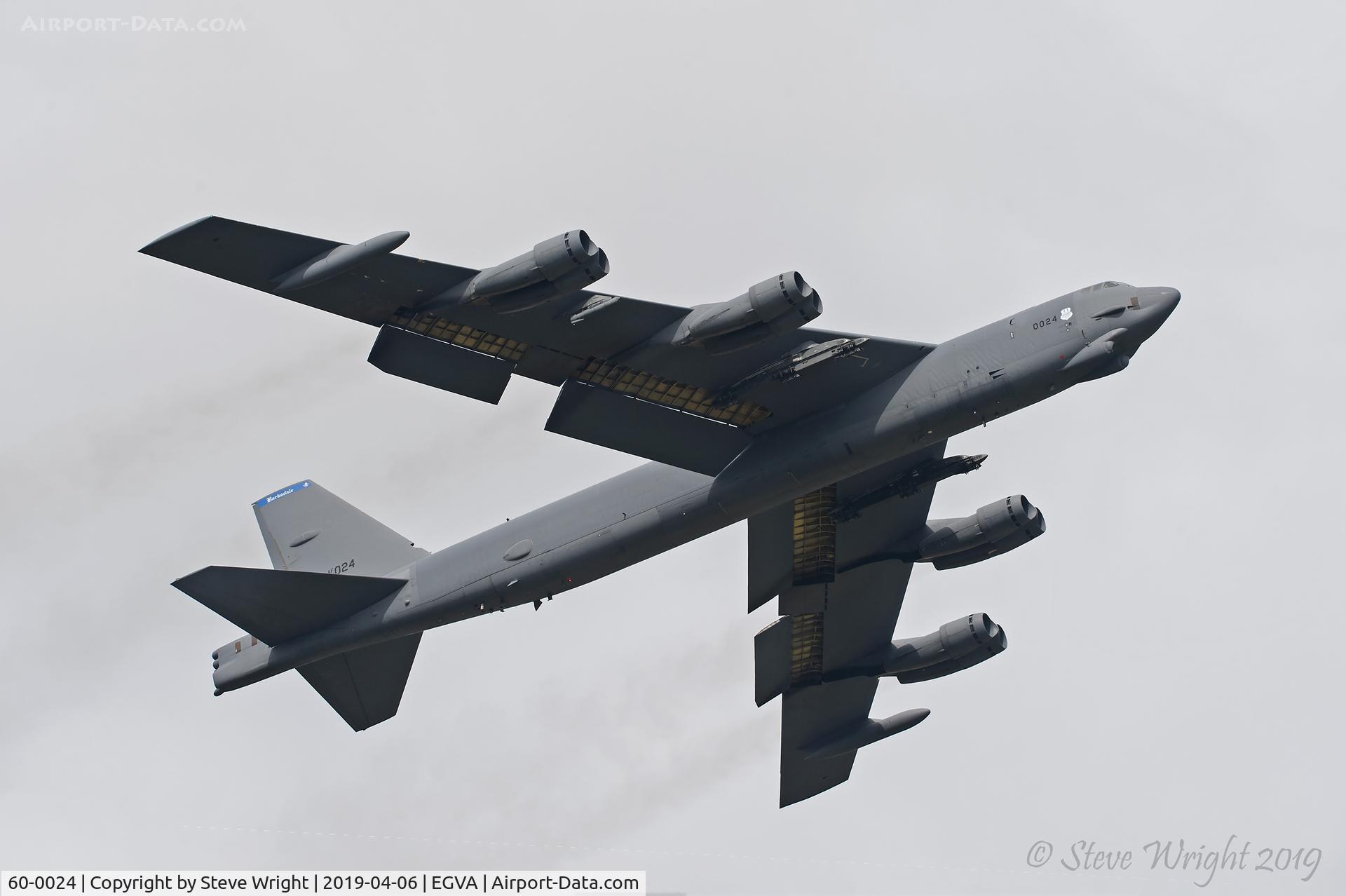 60-0024, 1960 Boeing B-52H Stratofortress C/N 464389, RAF Fairford