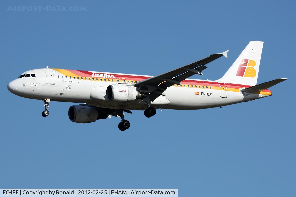 EC-IEF, 2001 Airbus A320-214 C/N 1655, at spl