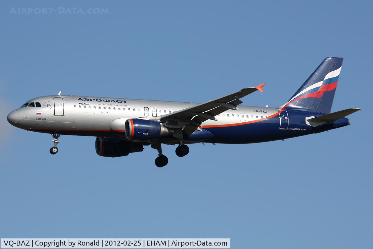 VQ-BAZ, 2009 Airbus A320-214 C/N 3789, at spl