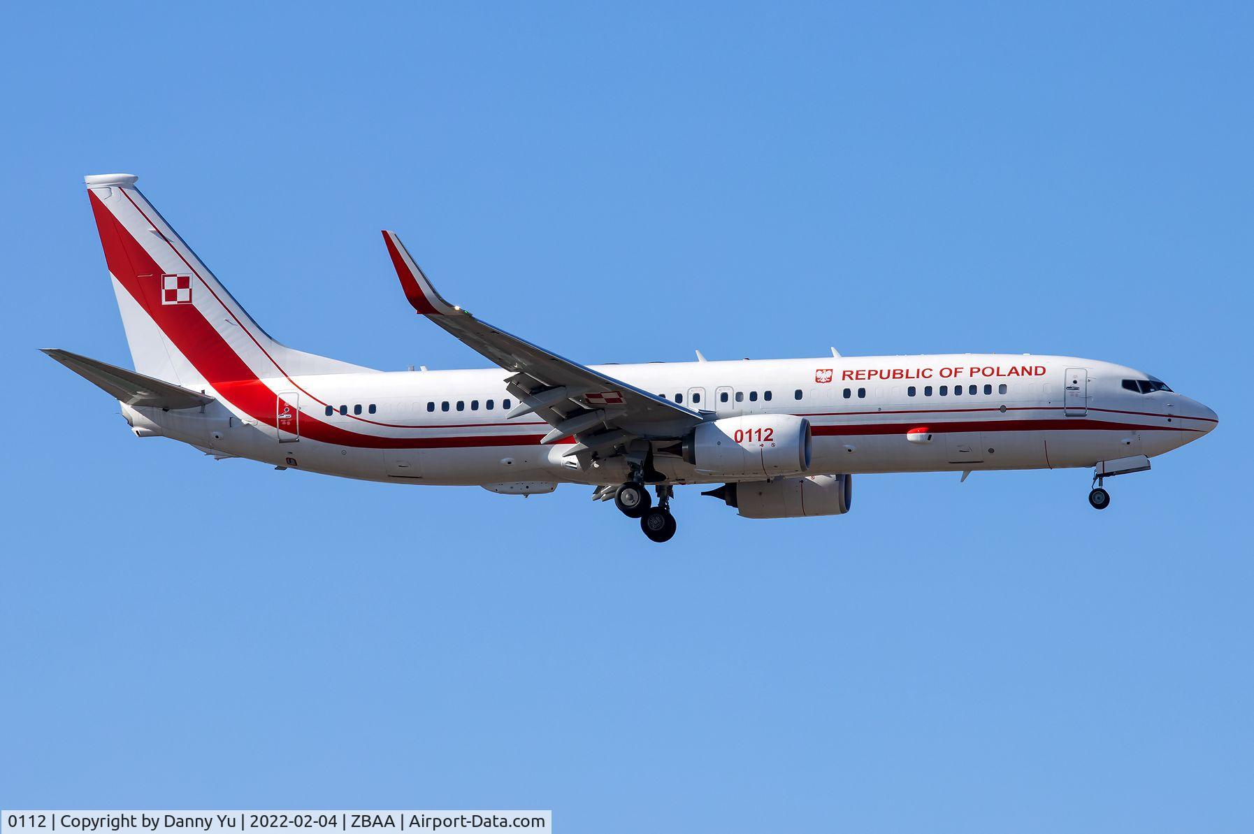 0112, 2018 Boeing 737-8TV BBJ2 C/N 63990, Boeing 737-8TV BBJ2 - Poland - Air Force
