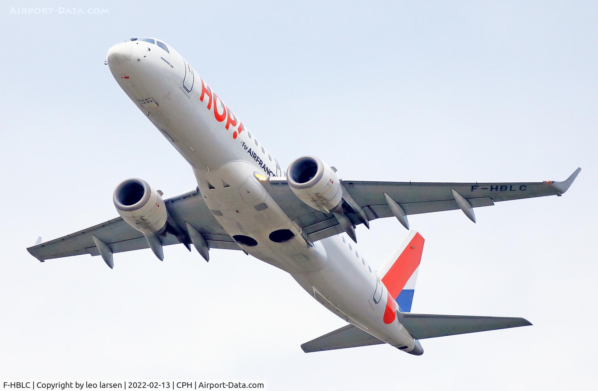 F-HBLC, 2007 Embraer 190AR (ERJ-190-100IGW) C/N 19000080, Copenhagen 13.2.2022