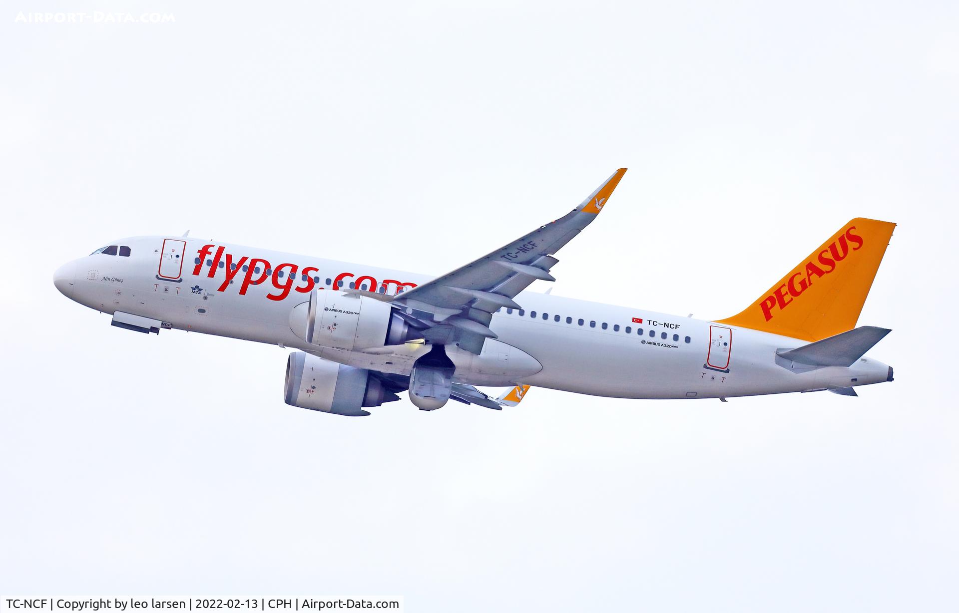 TC-NCF, 2019 Airbus A320-251N C/N 8956, Copenhagen 13.2.2022