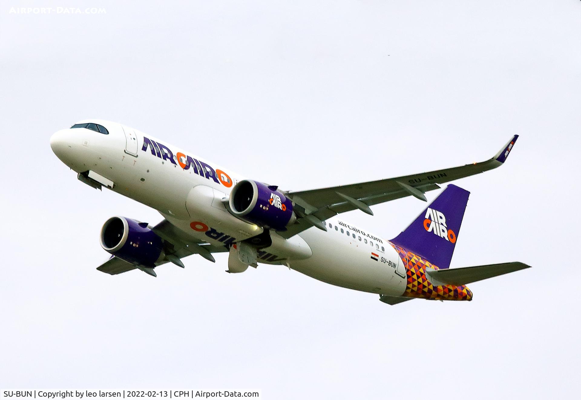 SU-BUN, 2021 Airbus A320-251 Neo C/N 10680, Copenhagen 13.2.2022