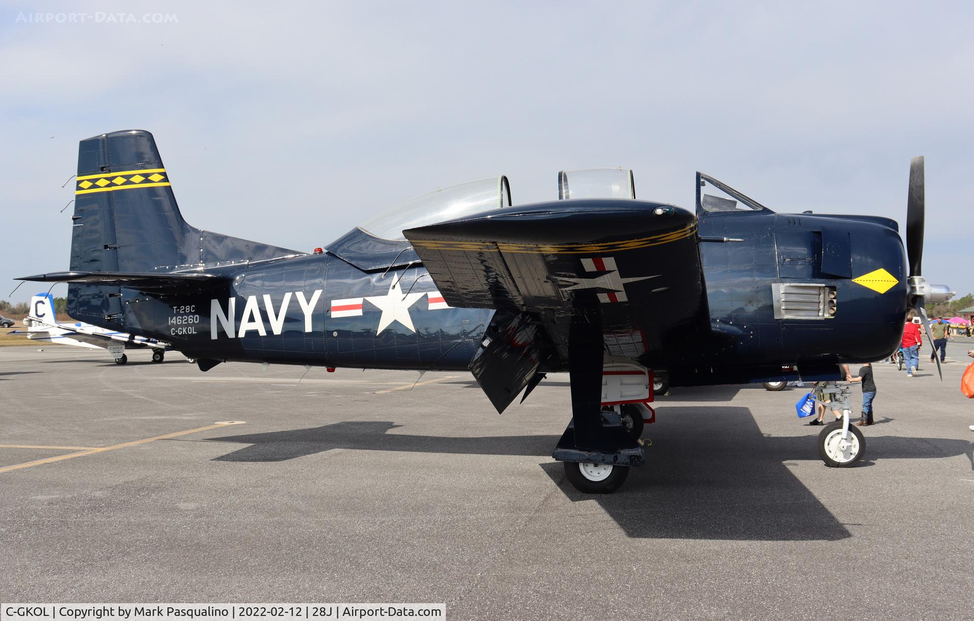 C-GKOL, 1957 North American T-28C Trojan C/N 252-23, North American T-28C
