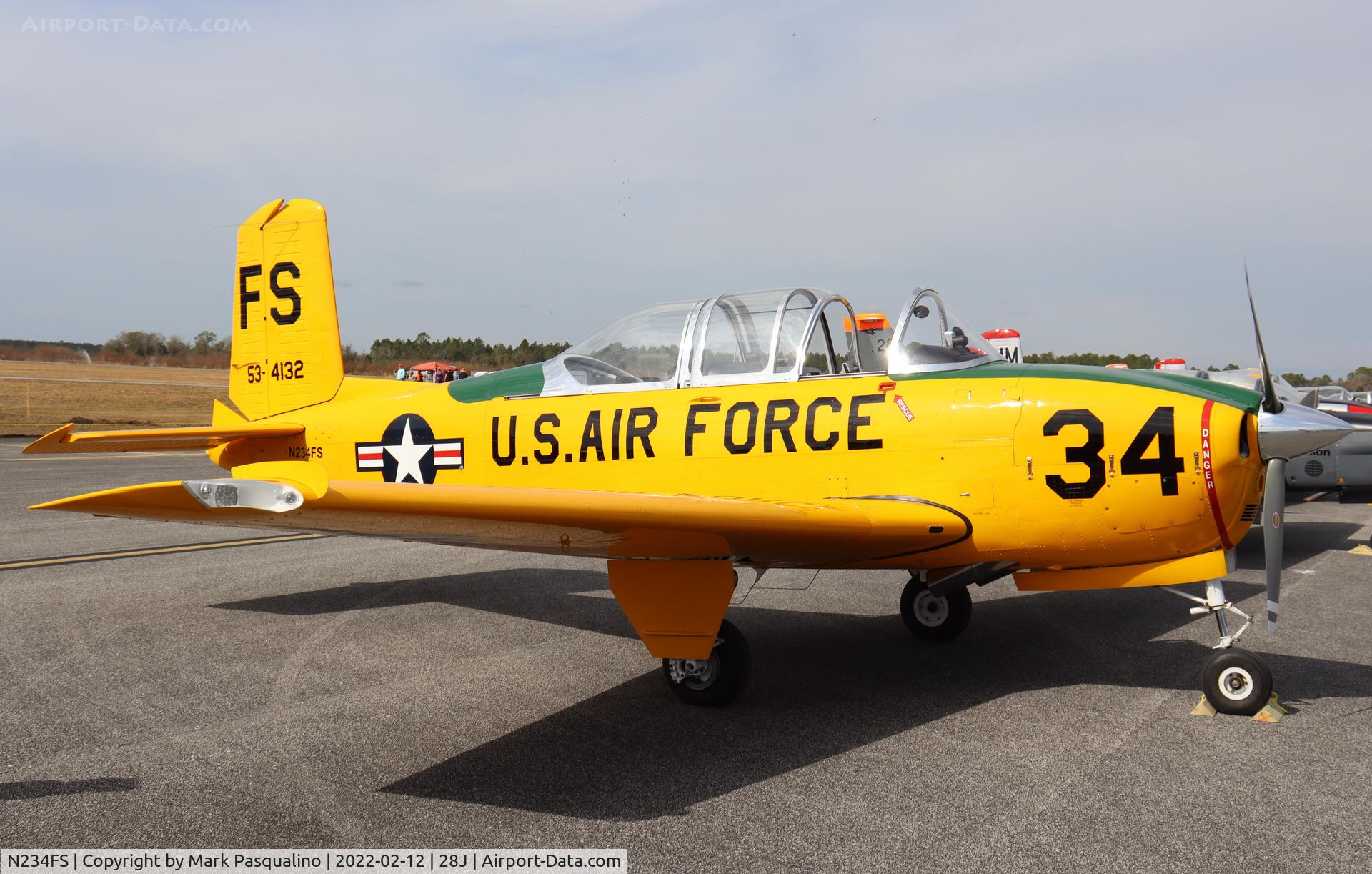 N234FS, 1955 Beech (CCF) T-34A (A45) Mentor C/N CCF34-101, Beech T-34A