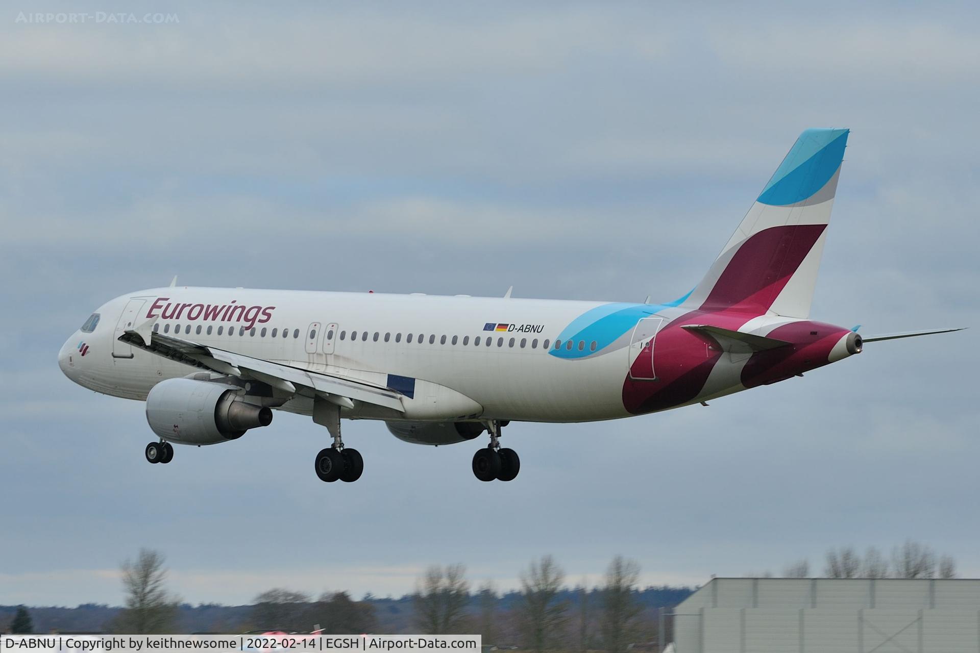 D-ABNU, 2005 Airbus A320-214 C/N 2591, Arriving at Norwich from Hamburg for paintwork.