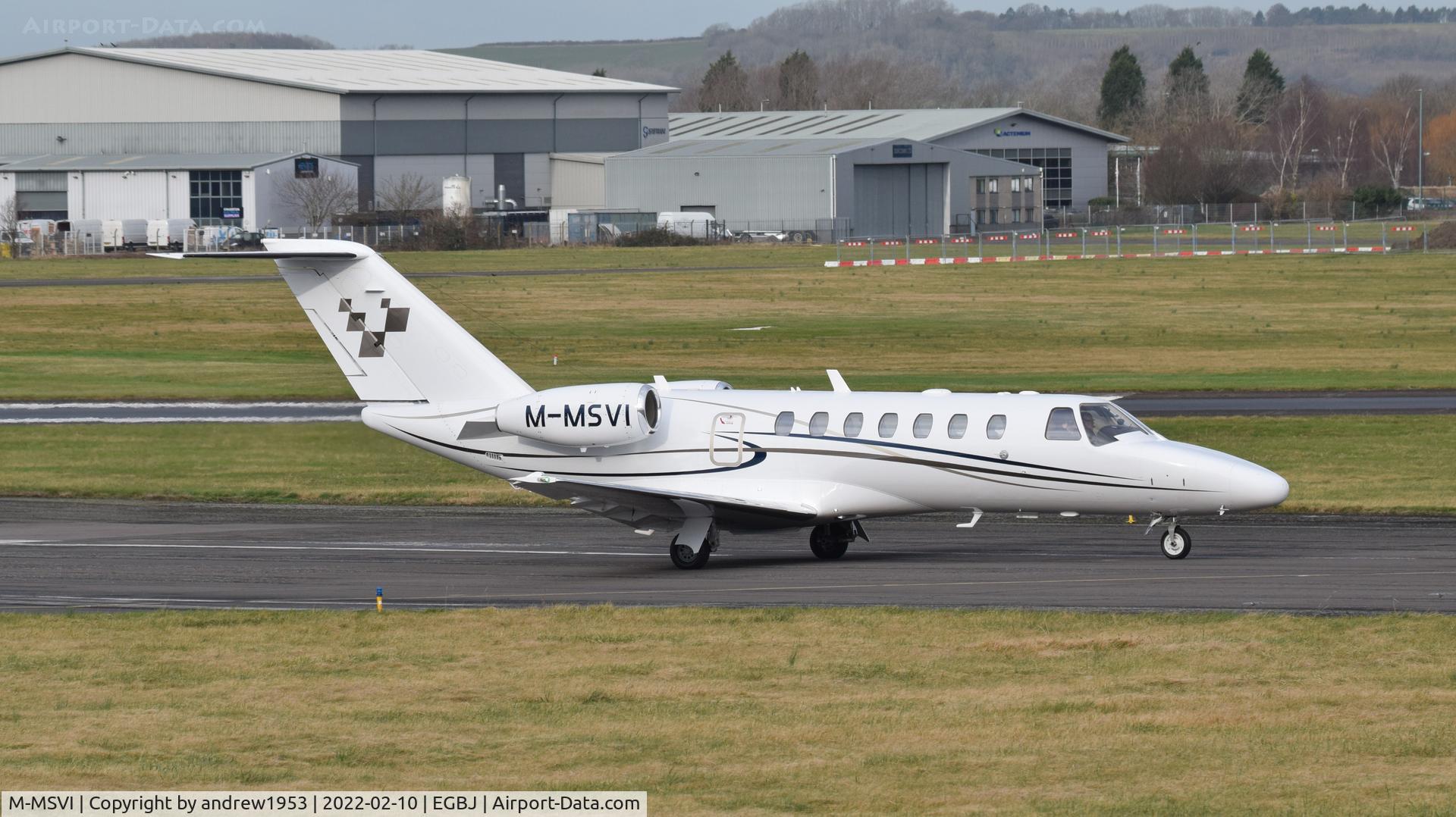 M-MSVI, 2011 Cessna 525B  CitationJet CJ3 C/N 525B-0361, M-MSVI at Gloucestershire Airport.