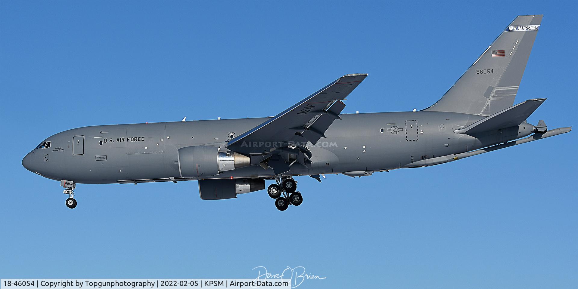 18-46054, 2017 Boeing KC-46A Pegasus C/N 41874/1200, REACH533 coming home