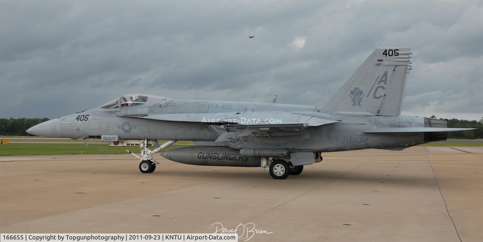 166655, Boeing F/A-18E Super Hornet C/N E118, Gunslingers AC-405