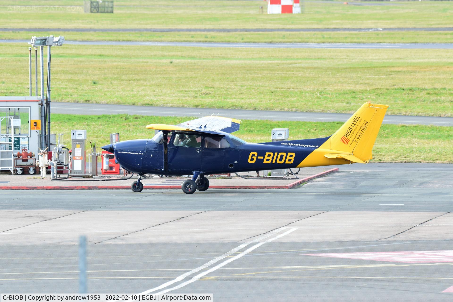 G-BIOB, 1981 Reims F172P Skyhawk C/N 2042, G-BIOB at Gloucestershire Airport.