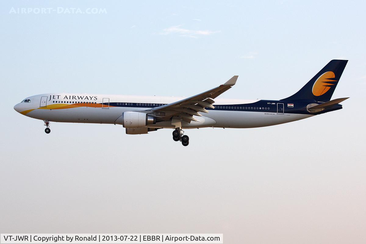 VT-JWR, 2012 Airbus A330-302 C/N 1351, at bru