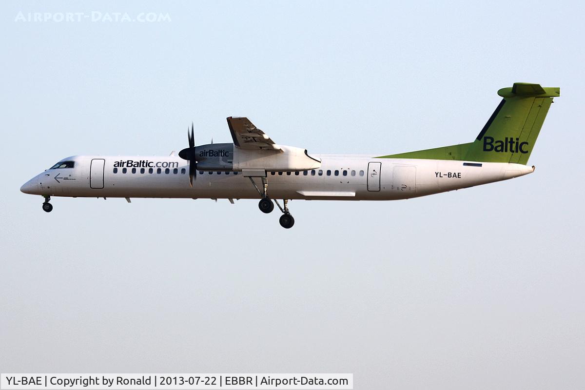 YL-BAE, 2009 Bombardier DHC-8-402 Dash 8 C/N 4289, at bru