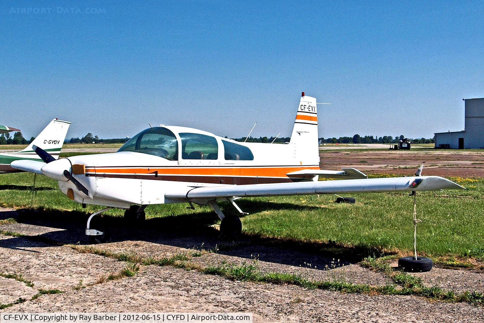 CF-EVX, 1973 American Aviation AA-5 Traveler C/N AA5-0473, CF-EVX   Grumman American AA-5 Traveler [AA5-0473] Brantford~C 15/06/2012