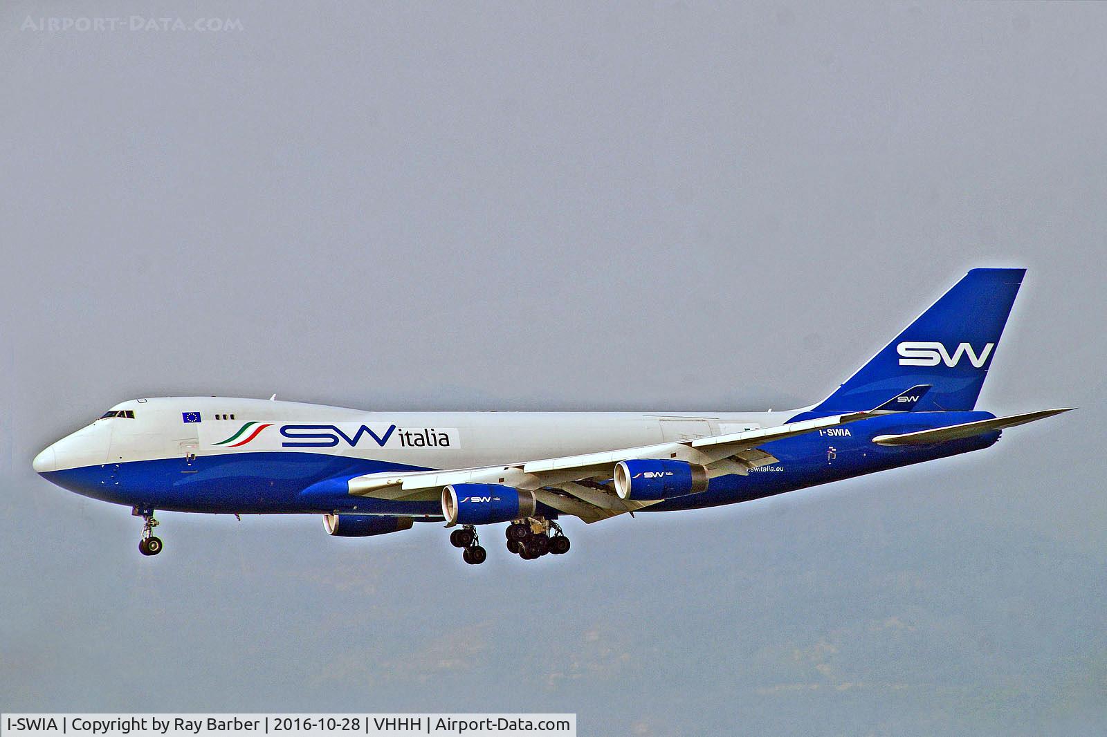 I-SWIA, 1998 Boeing 747-4R7F/SCD C/N 29729, I-SWIA   Boeing 747-4R7F [29779] (Silk Way Italia Airlines) Hong Kong Int~B 28/10/2016
