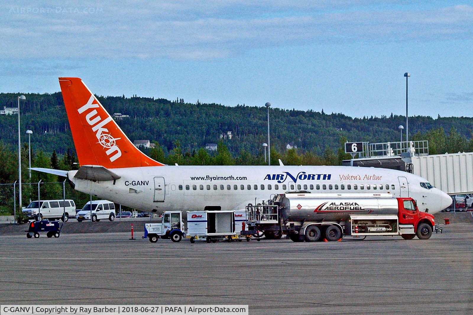 C-GANV, 1984 Boeing 737-2X6C C/N 23122, C-GANV   Boeing 737-2X6C [23122] (Air North) Fairbanks Int'l~N 27/06/2018