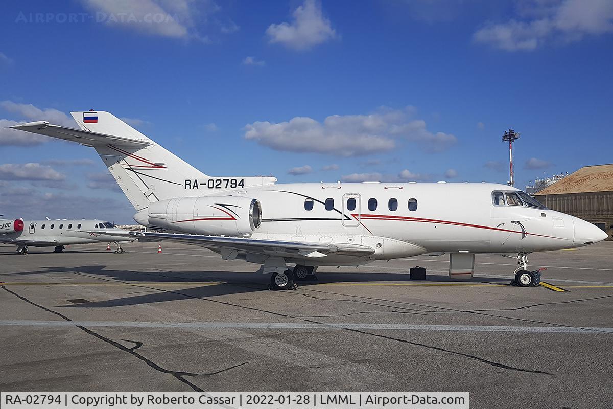 RA-02794, 2003 Raytheon Hawker 800XP C/N 258645, Park 2