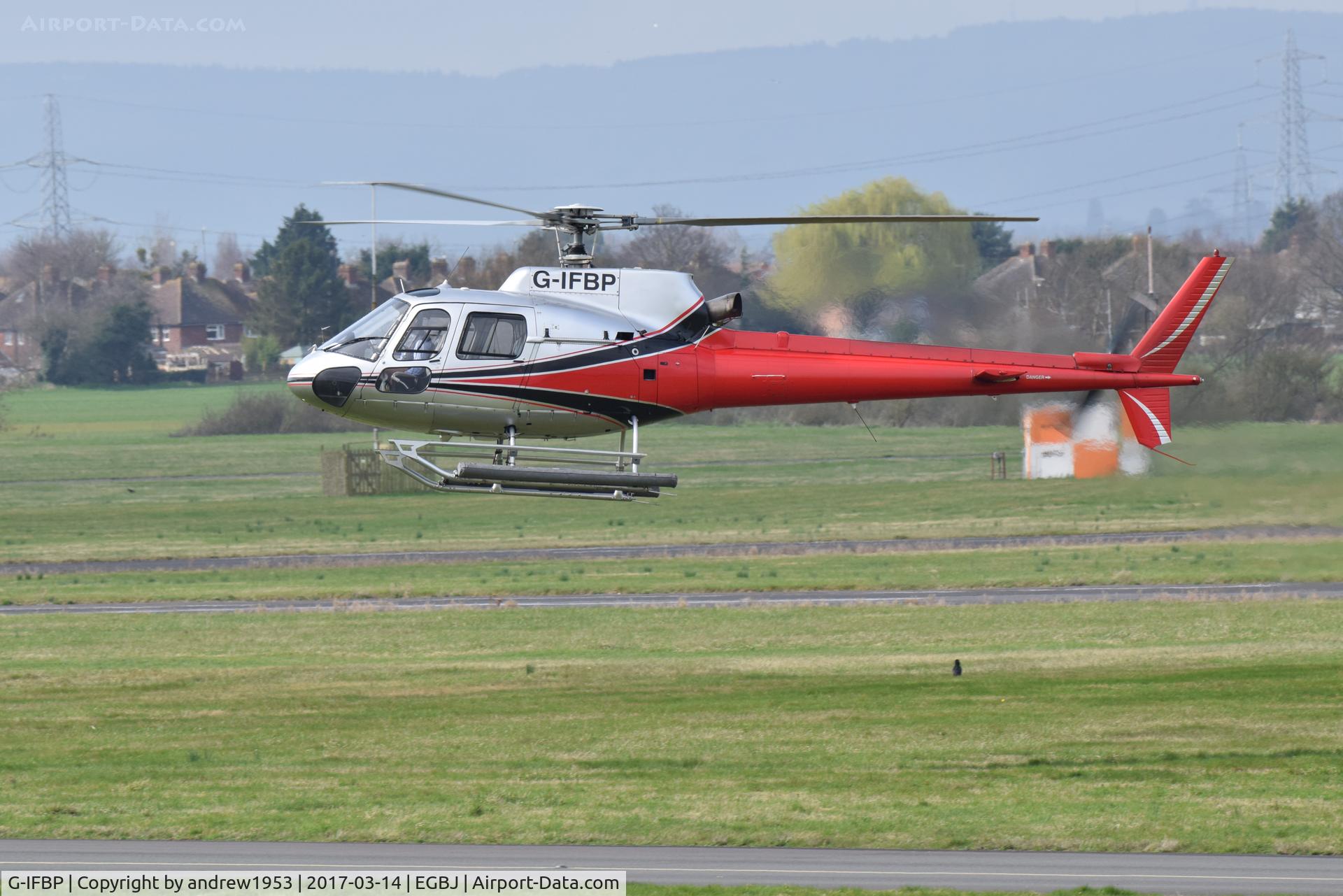 G-IFBP, 2002 Eurocopter AS-350B-2 Ecureuil Ecureuil C/N 9051, G-IFBP at Gloucestershire Airport.