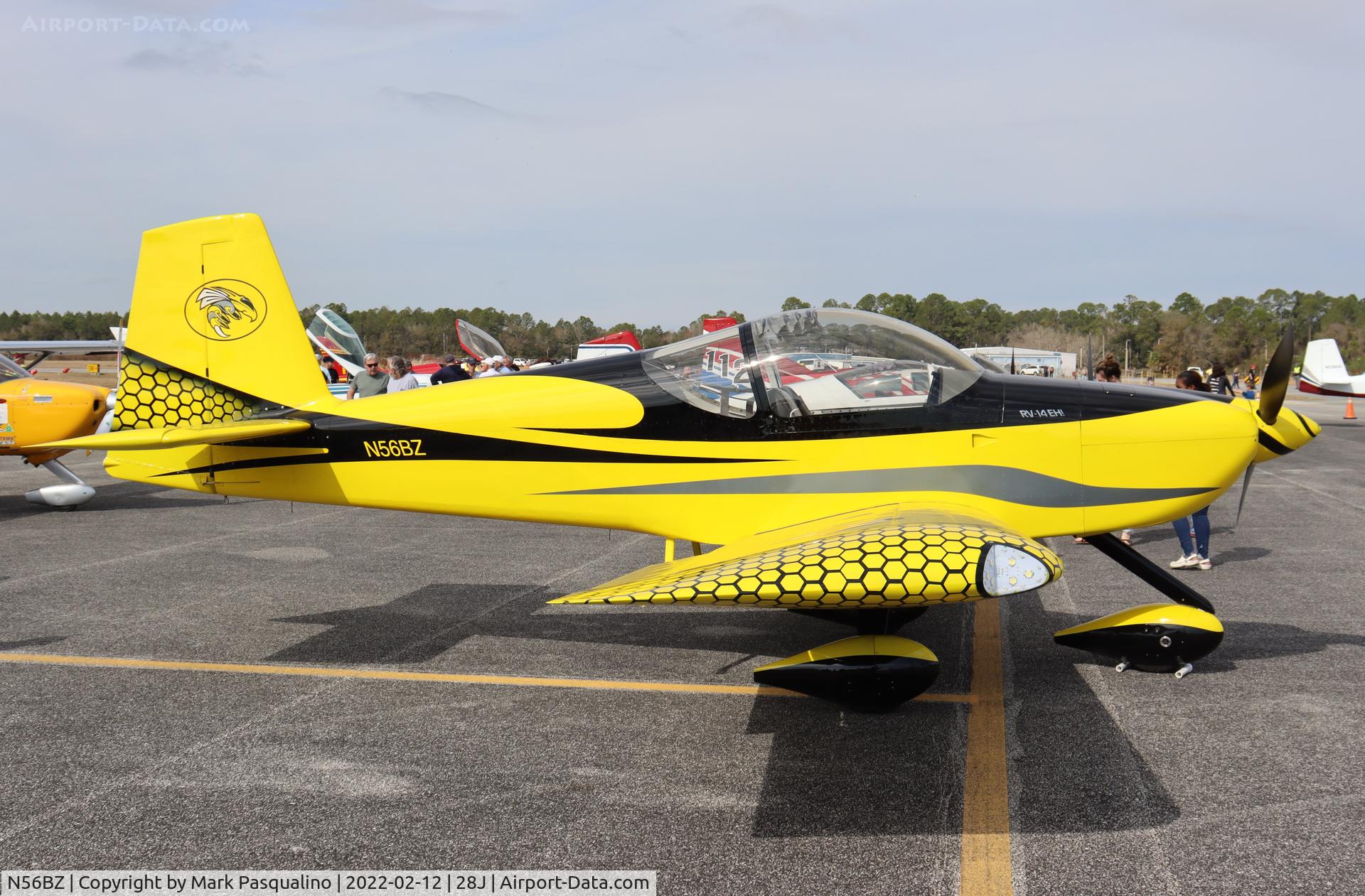 N56BZ, 2021 Vans RV-14A C/N 140708, Vans RV-14A