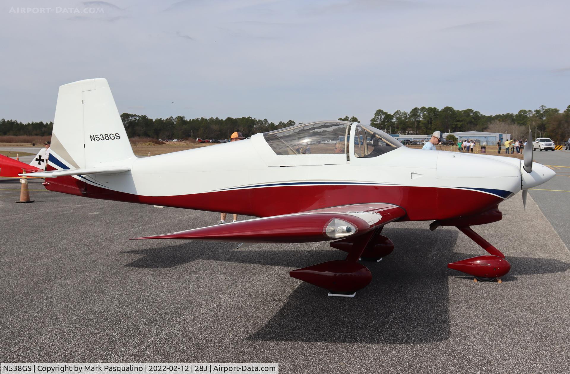 N538GS, Vans RV-7A C/N 70295, Vans RV-7A