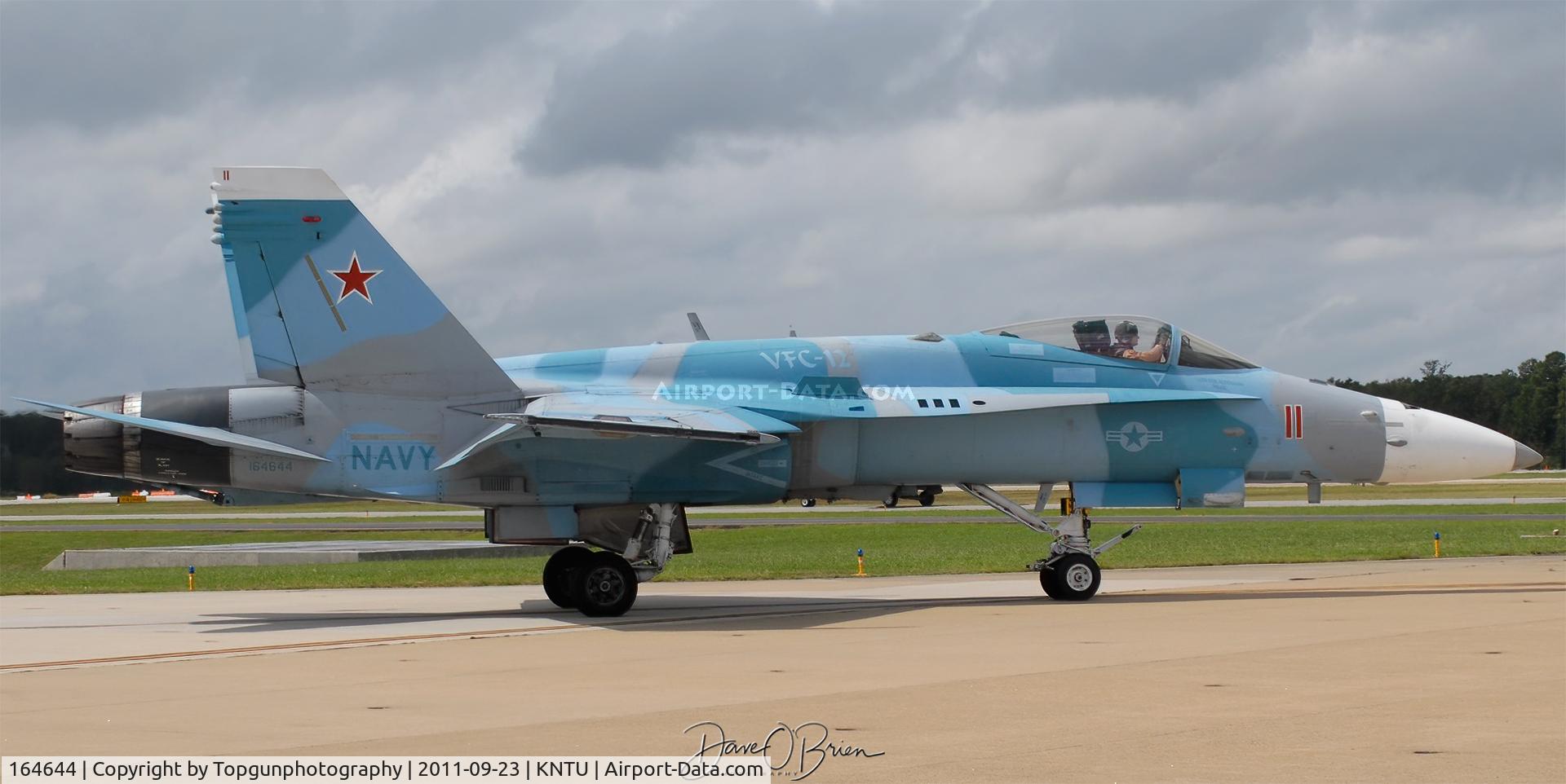 164644, 1991 McDonnell Douglas F/A-18C Hornet C/N 1067/C273, AMBUSH11 VFA-12