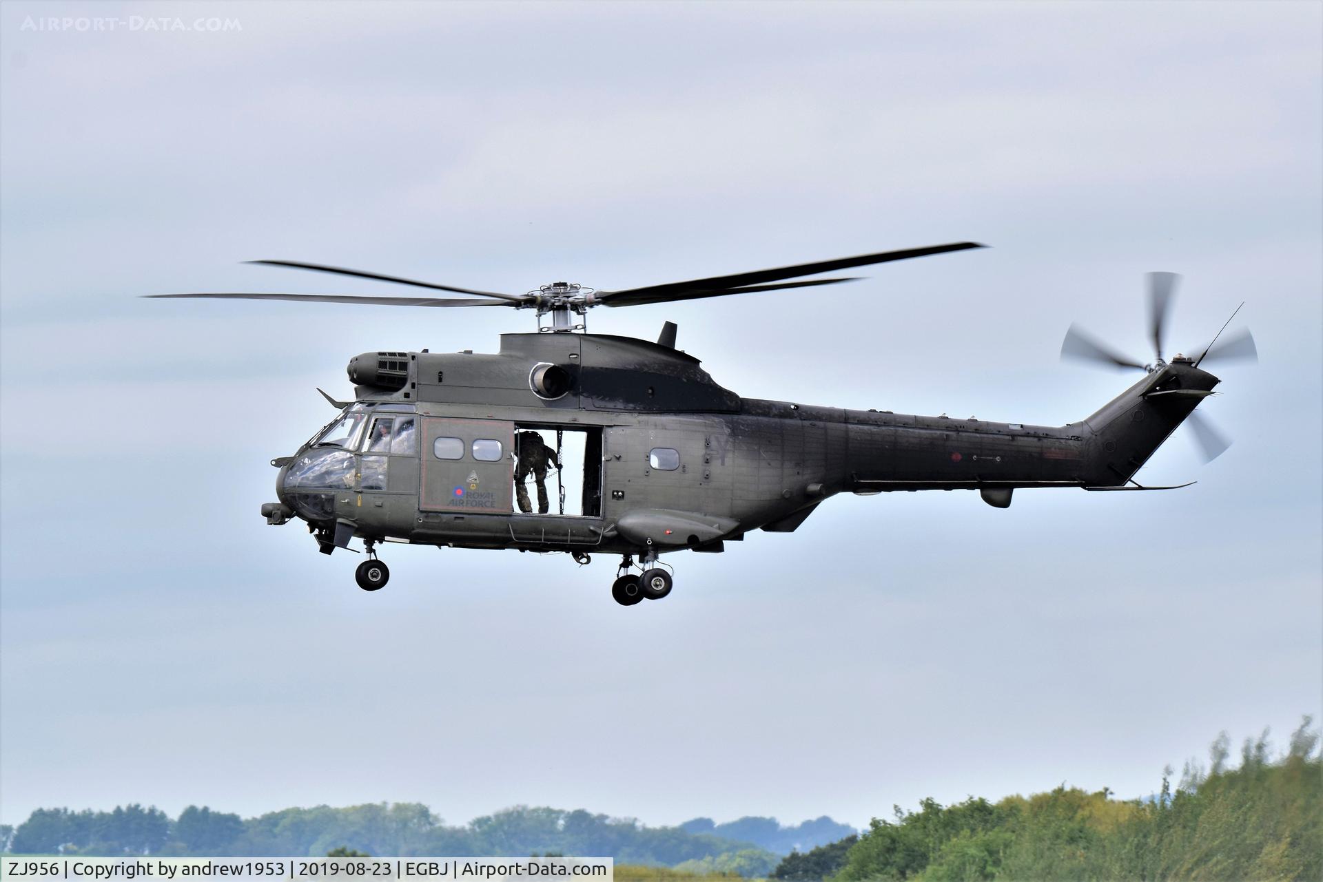 ZJ956, Aerospatiale Puma HC.2 C/N 1374, ZJ956 at Gloucestershire Airport.