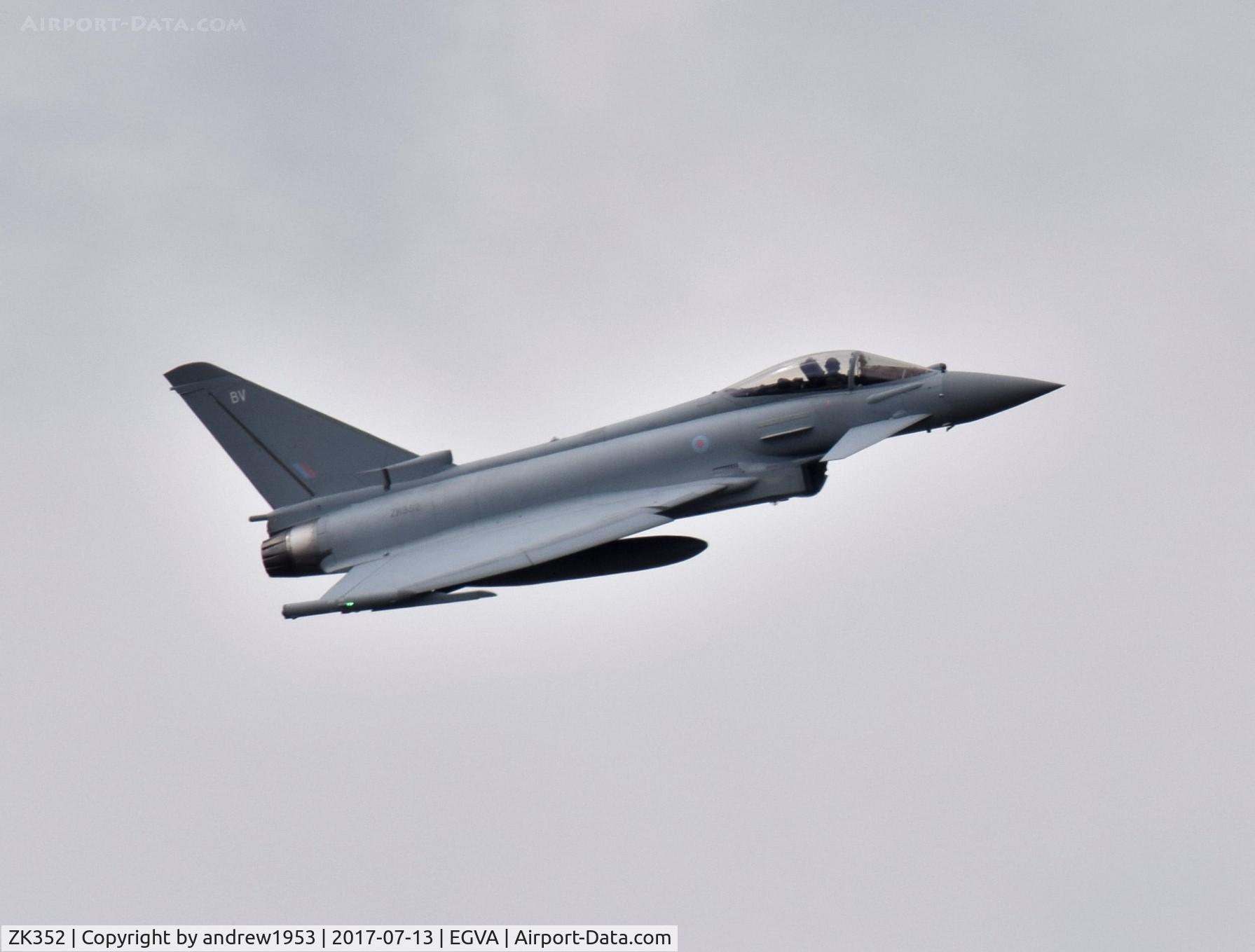 ZK352, 2013 Eurofighter EF-2000 Typhoon FGR4 C/N BS113/408, ZK352 at RAF Fairford.