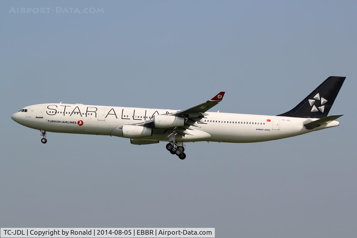 TC-JDL, 1994 Airbus A340-311 C/N 057, at bru
