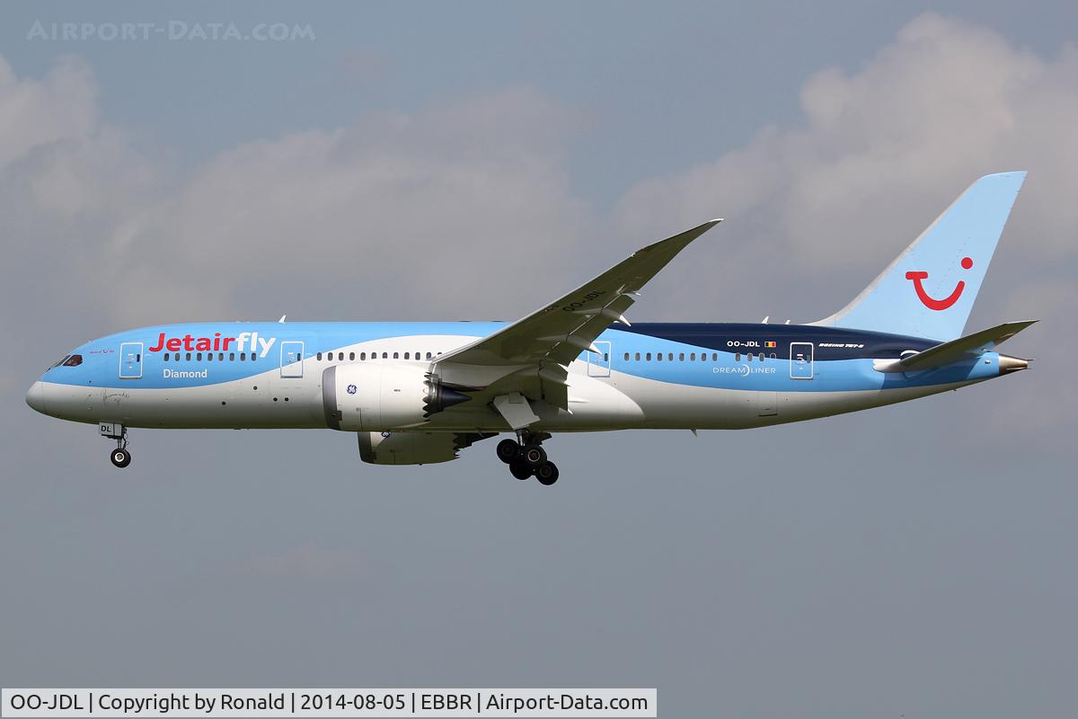 OO-JDL, 2013 Boeing 787-8 Dreamliner C/N 34425, at bru