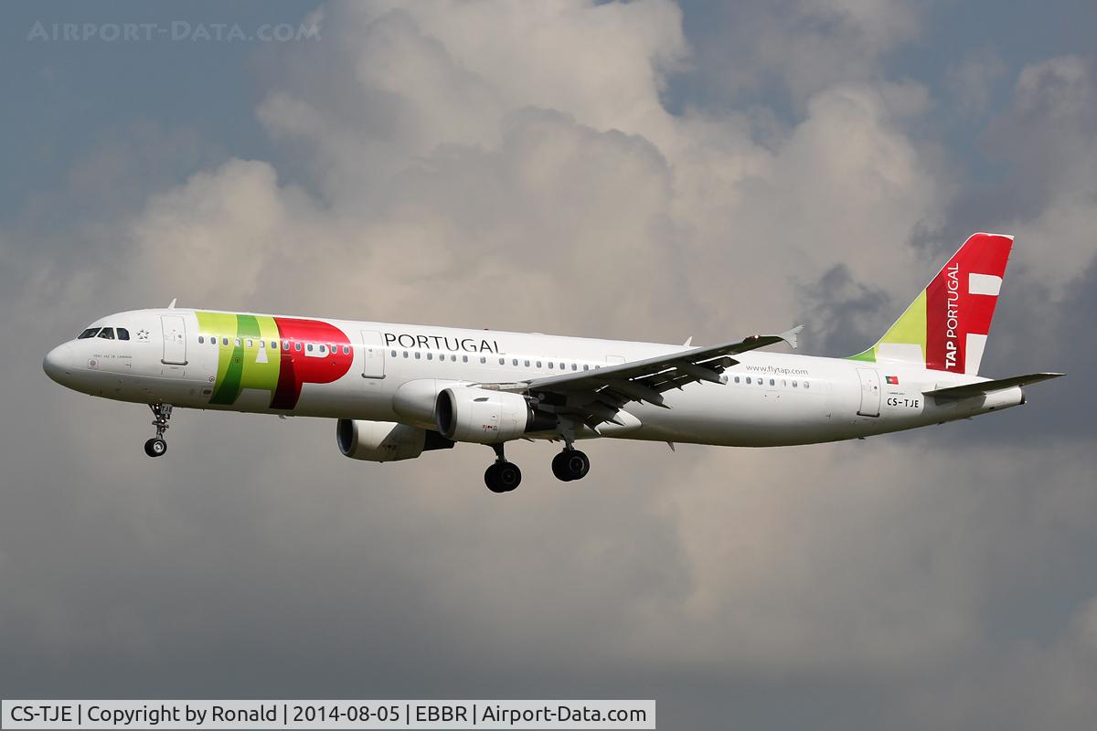 CS-TJE, 2000 Airbus A321-211 C/N 1307, at bru