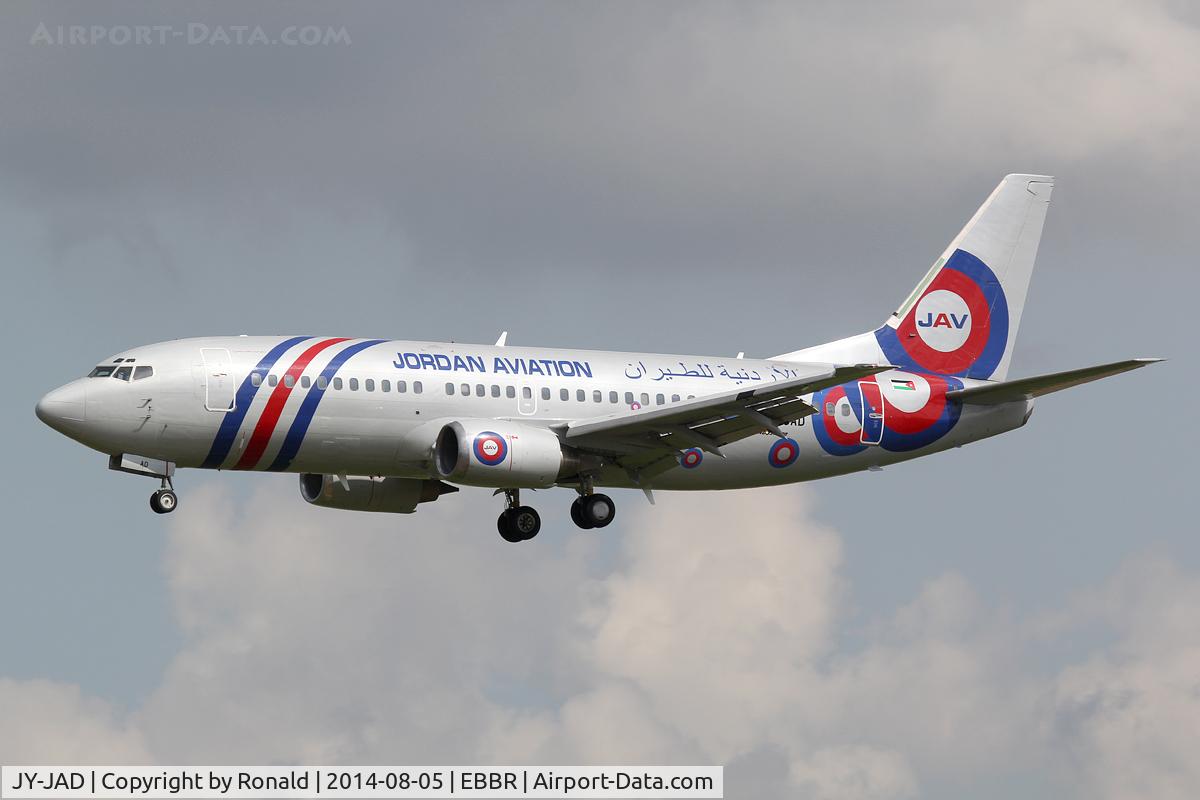 JY-JAD, 1990 Boeing 737-322 C/N 24662, at bru