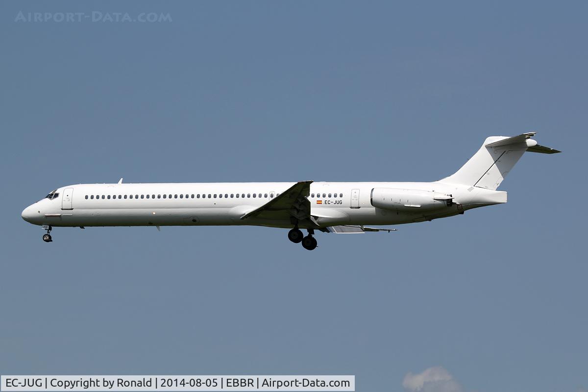 EC-JUG, 1989 McDonnell Douglas MD-83 (DC-9-83) C/N 49847, at bru