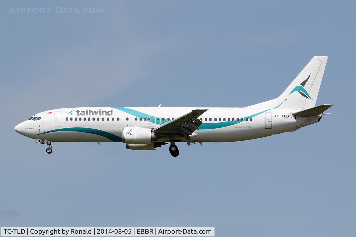 TC-TLD, 1996 Boeing 737-4Q8 C/N 28199, at bru