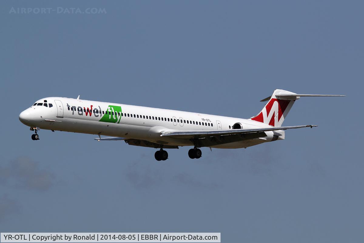 YR-OTL, 1981 McDonnell Douglas MD-82 (DC-9-82) C/N 48079, at bru