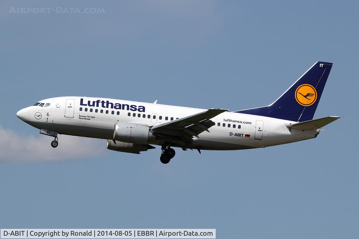 D-ABIT, 1991 Boeing 737-530 C/N 24943, at bru