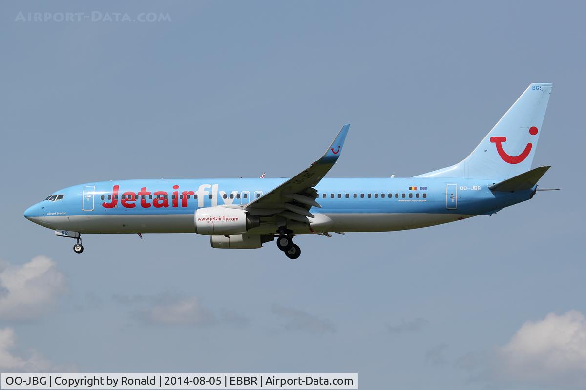 OO-JBG, 2008 Boeing 737-8K5 C/N 35142, at bru