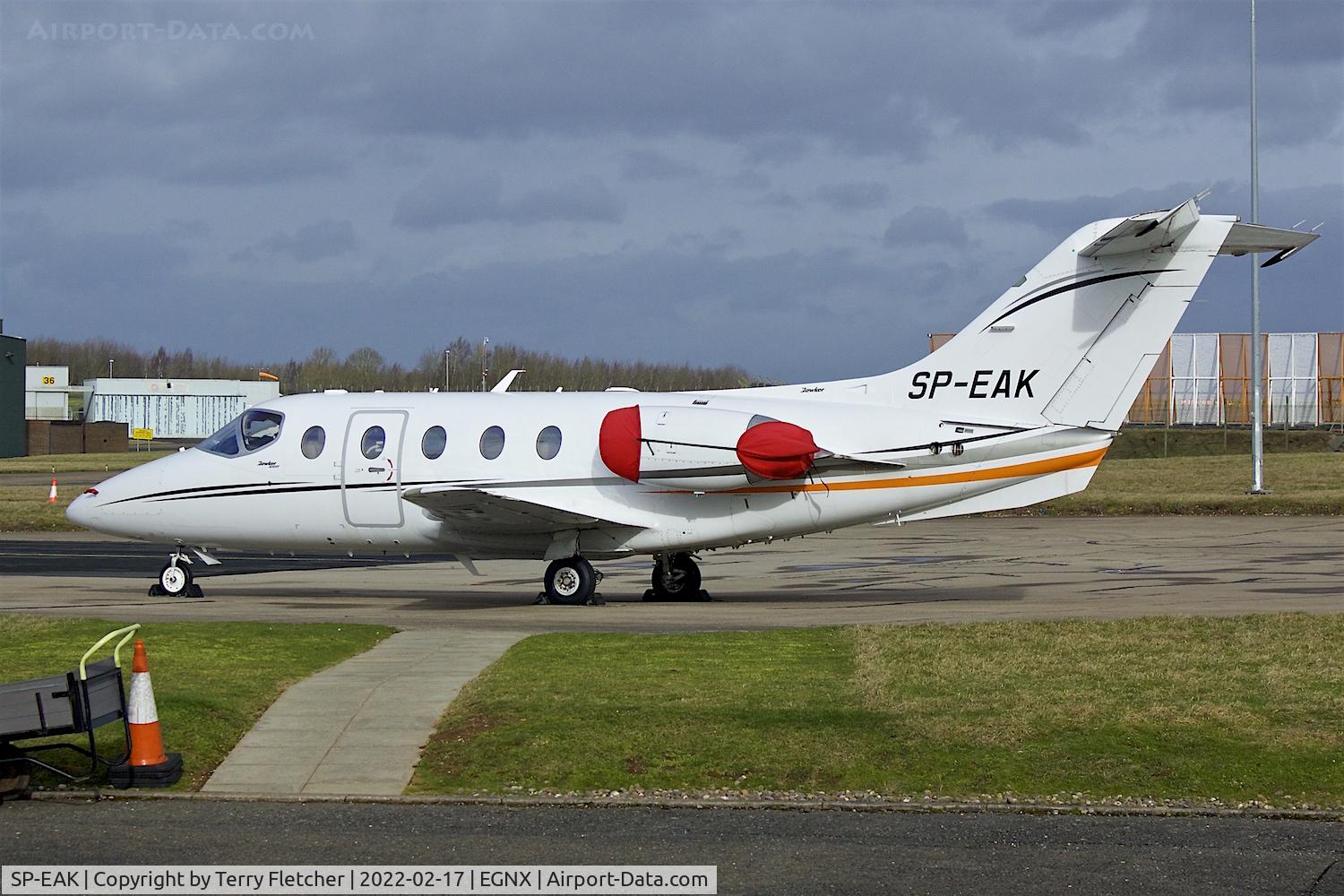 SP-EAK, 2007 Raytheon Hawker  400XP C/N RK-533, At  East Midlands