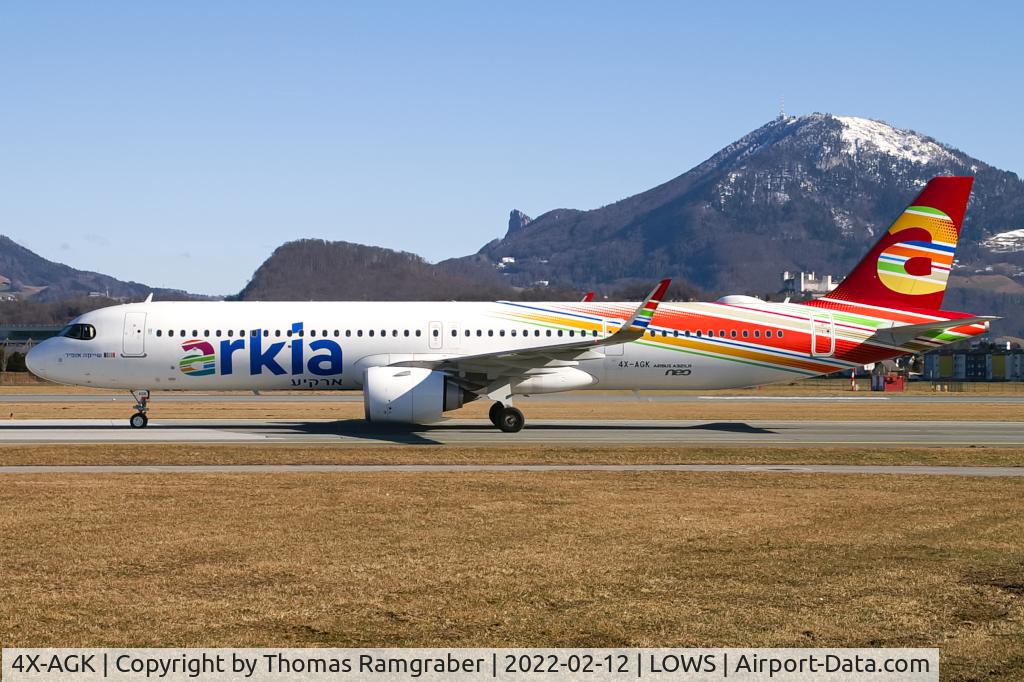 4X-AGK, 2018 Airbus A321-251NX C/N 8567, Arkia Airbus A321Neo