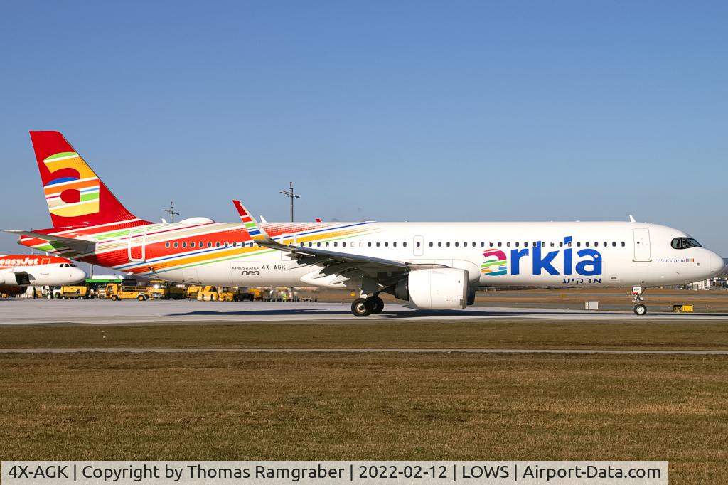 4X-AGK, 2018 Airbus A321-251NX C/N 8567, Arkia Airbus A321Neo