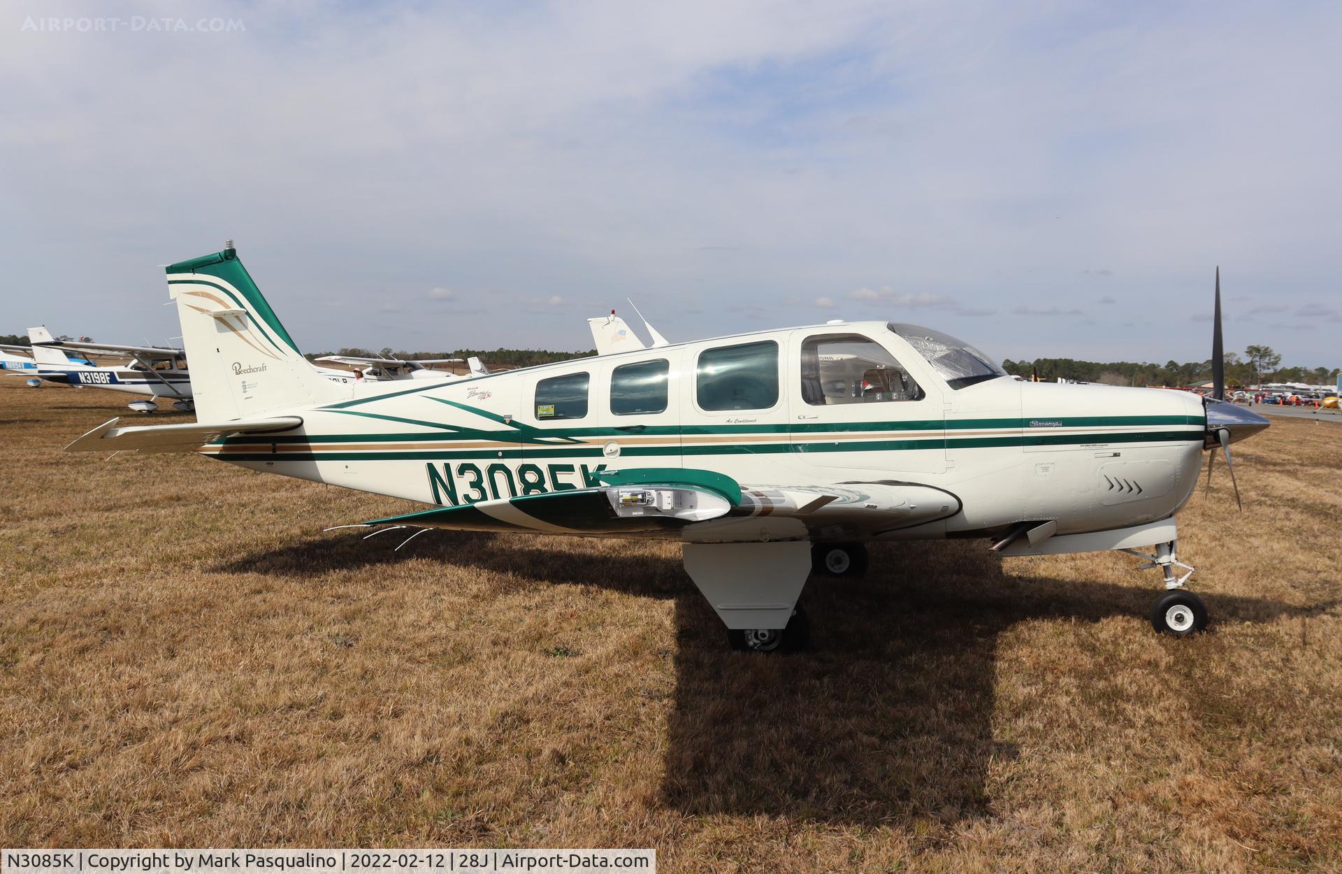 N3085K, 1987 Beech A36 Bonanza 36 C/N E-2401, Beech A36
