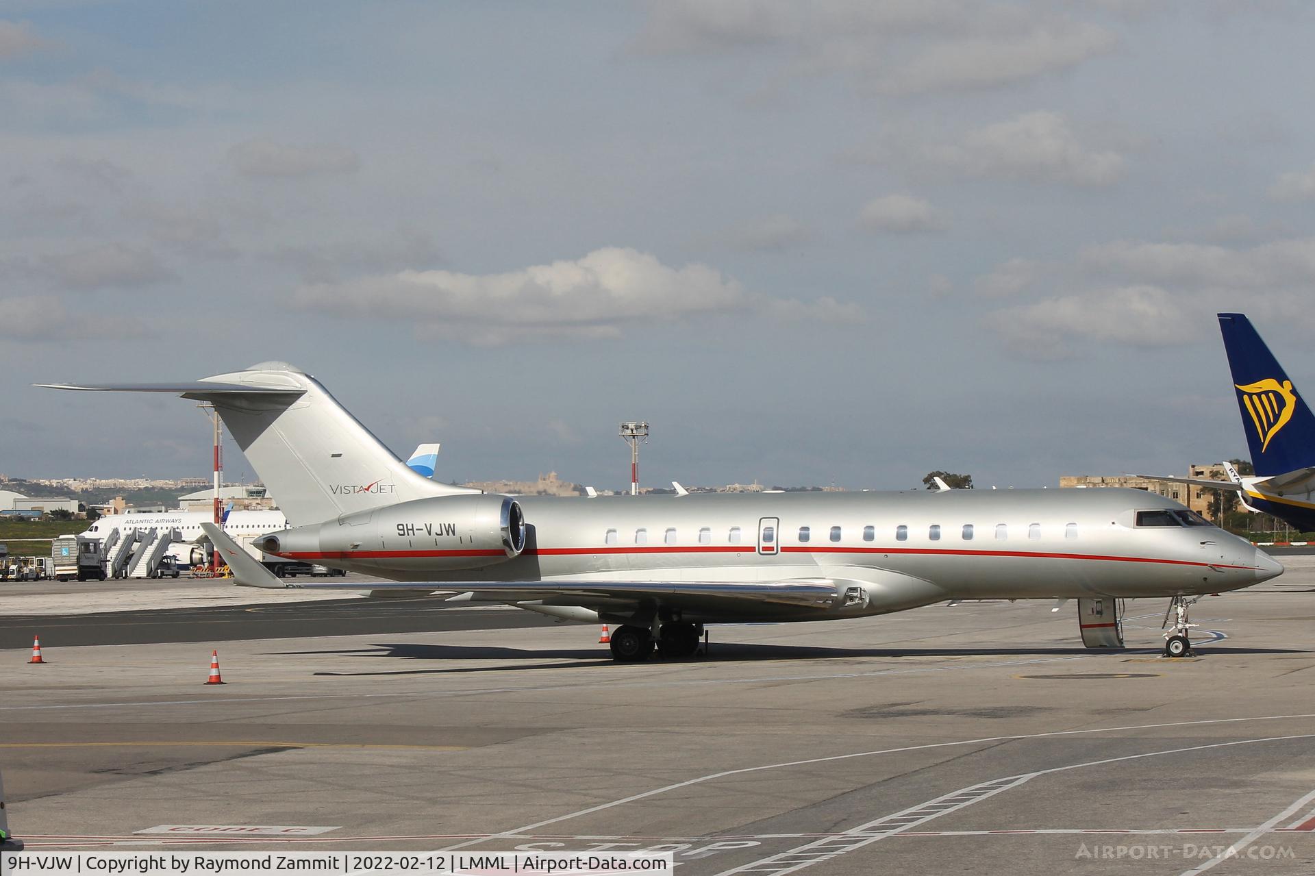 9H-VJW, 2015 Bombardier BD-700-1A10 Global 6000 C/N 9728, Bombardier BD-700 Global 6000 9H-VJW Vistajet