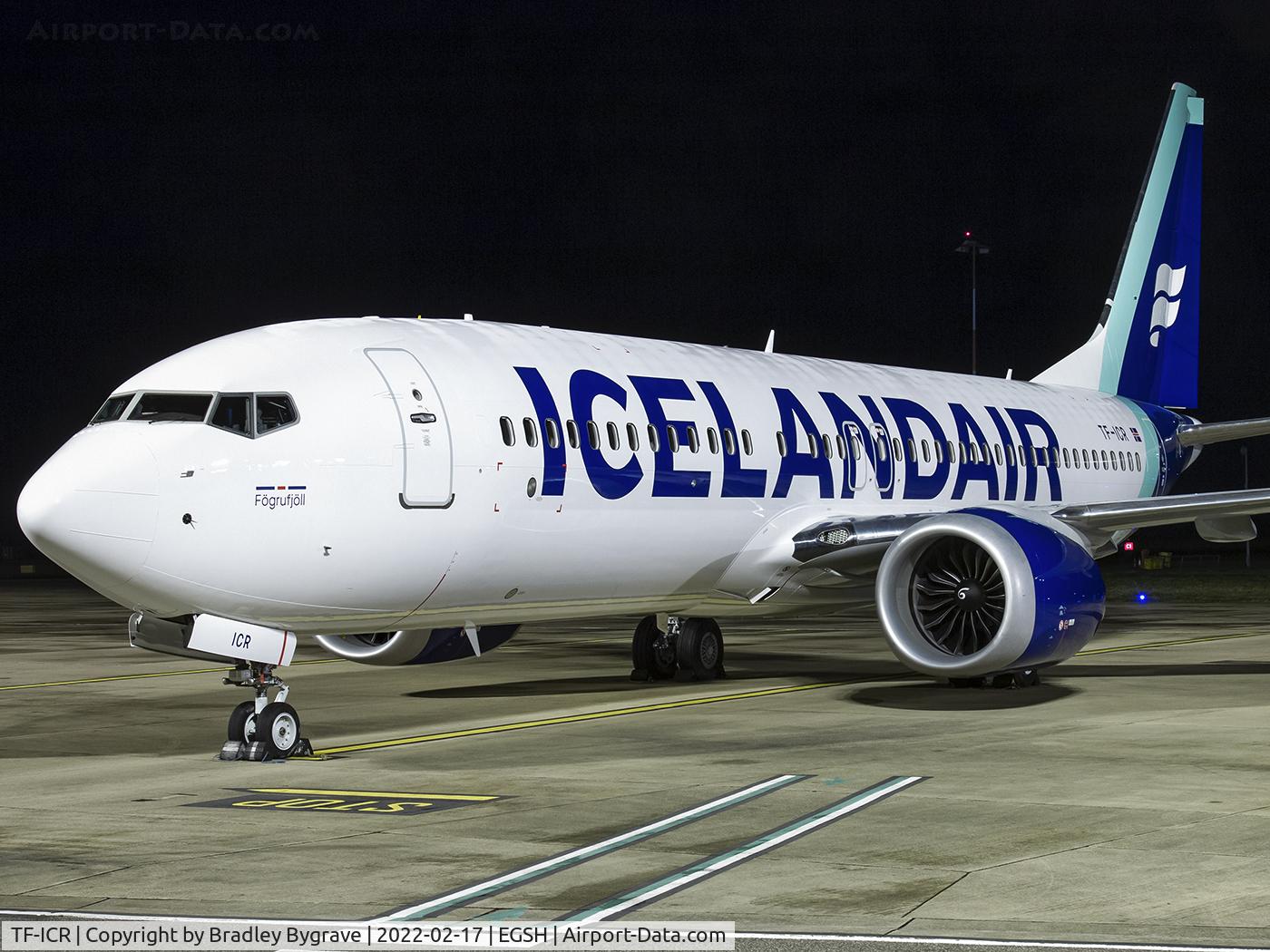 TF-ICR, 2021 Boeing 737-8 MAX C/N 44362, Fourth aircraft in the new colours