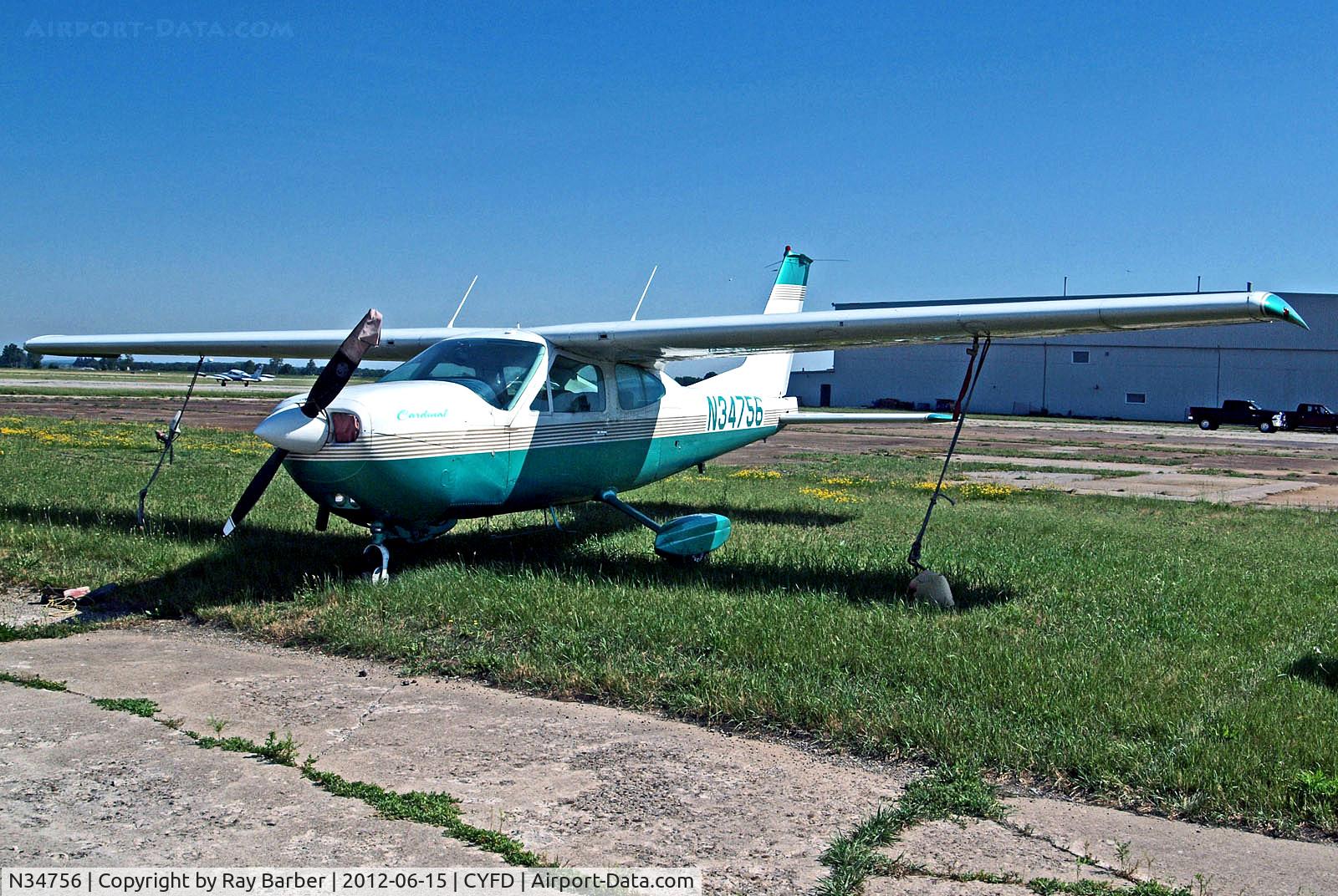 N34756, 1973 Cessna 177B Cardinal C/N 17701982, N34756   Cessna 177B Cardinal [177-01982] Brantford~C 15/06/2012