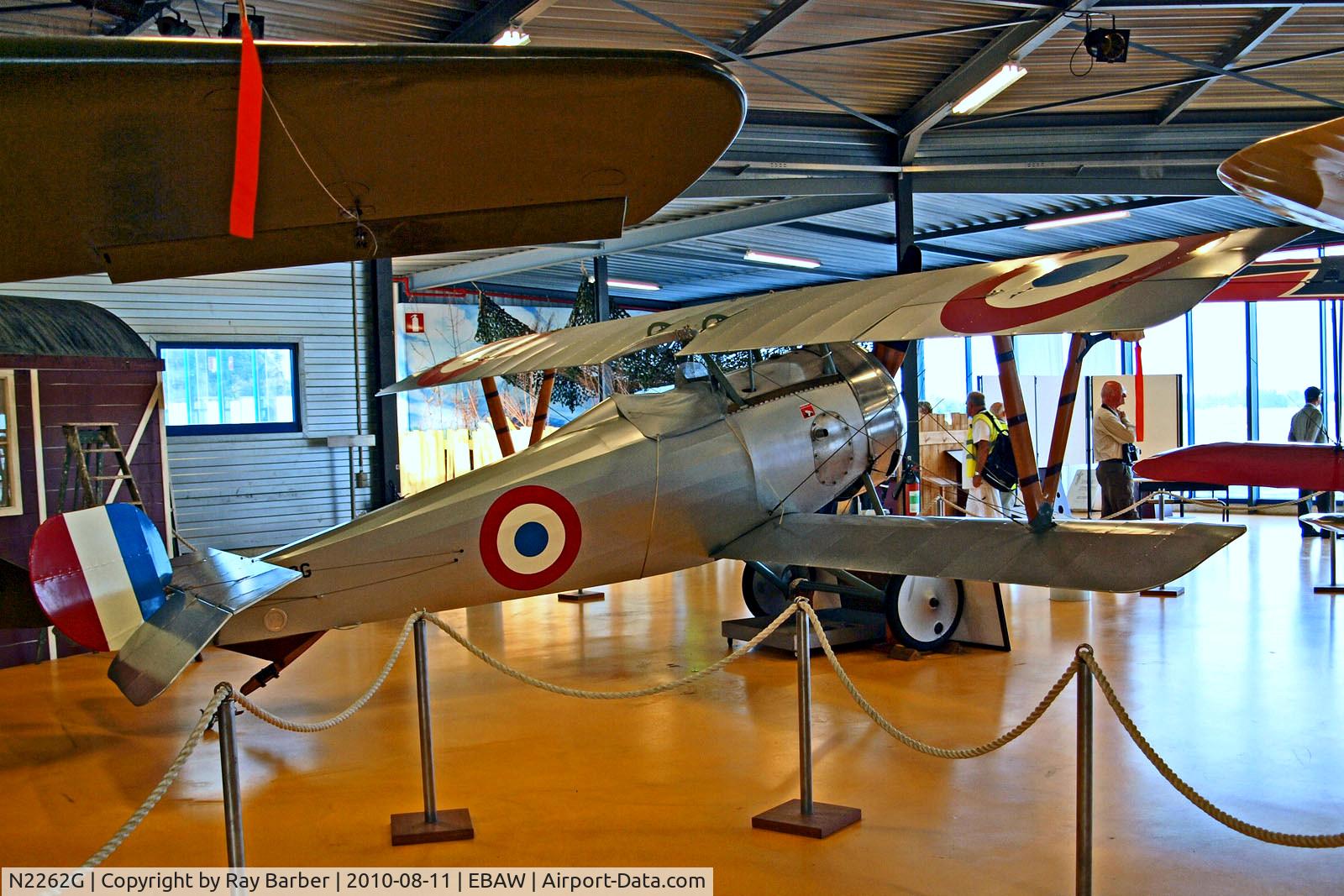 N2262G, 1993 Nieuport 24 Replica C/N CS007, N2262G   Nieuport 24 (Replica) [CS007] (Musee Stampe et Vertongen) Antwerp-Deurne~OO 11/08/2010