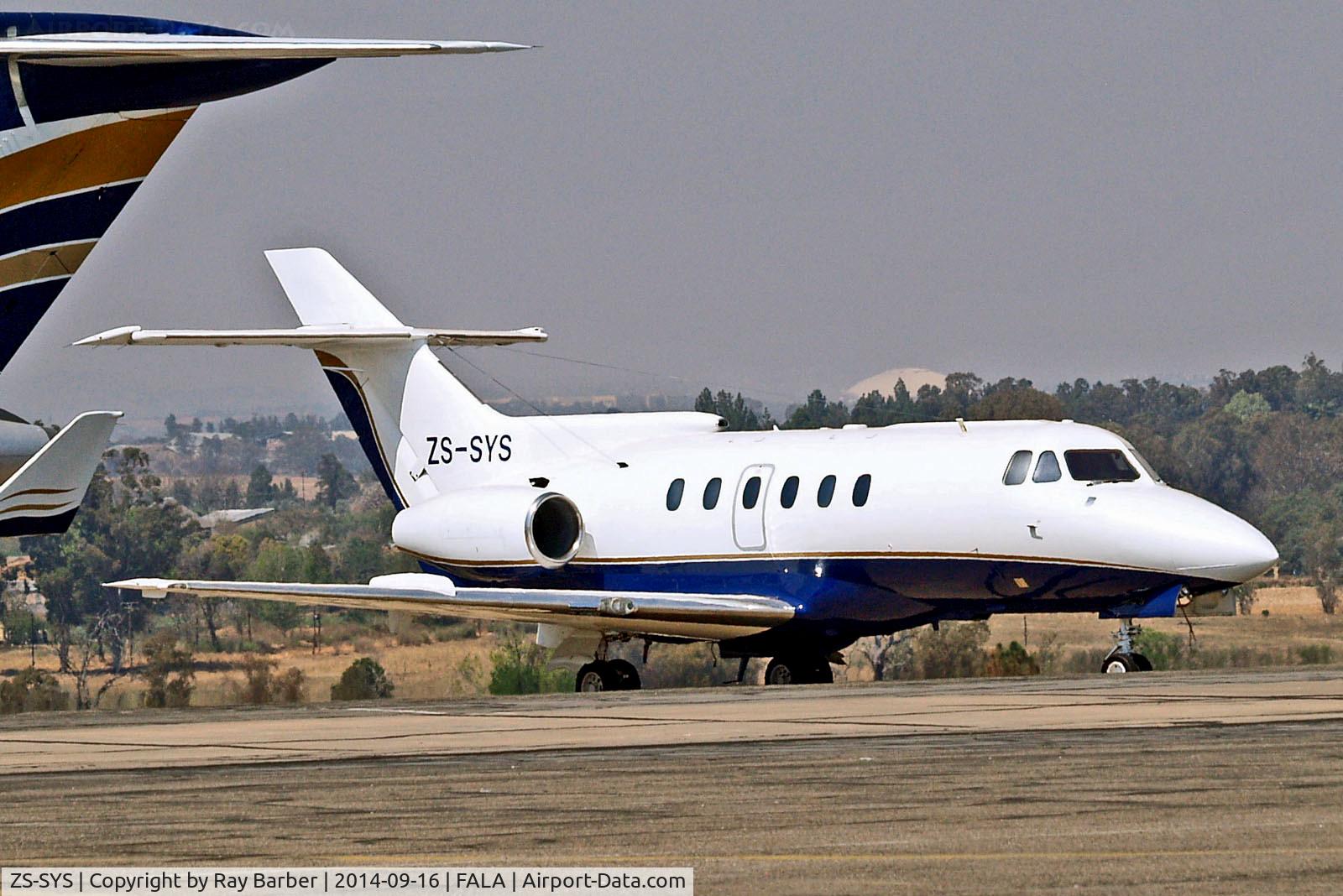 ZS-SYS, Hawker Siddeley HS.125 Series 700B C/N 257040, ZS-SYS   BAe 125-700B [257040] (CSM Mining Supplies SA) Lanseria~ZS 16/09/2014