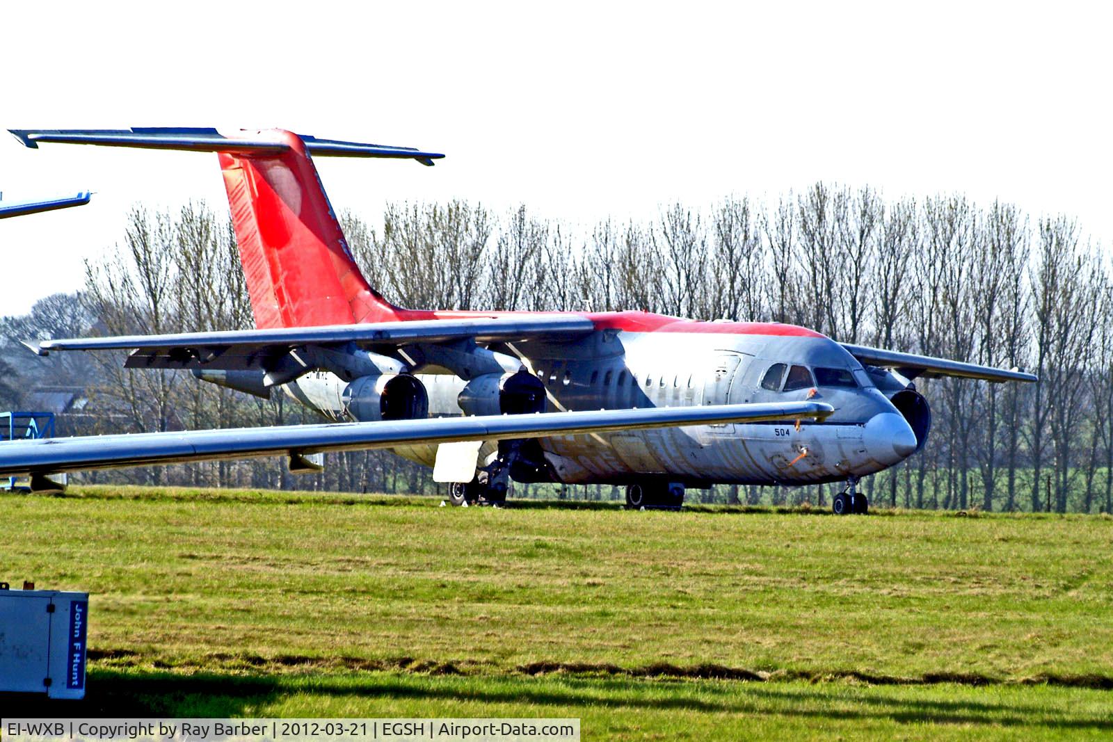 EI-WXB, 1997 British Aerospace Avro 146-RJ85A C/N E2311, EI-WXB    BAe 146 RJ85 [E2311] (Cityjet) Norwich (Horsham St. Faith)~G 21/03/2012