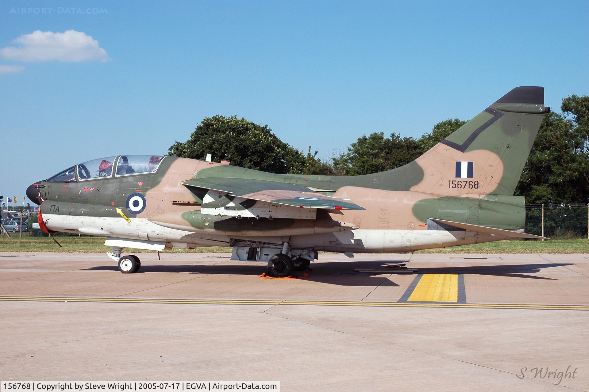 156768, LTV TA-7C Corsair II C/N E-035, RIAT 2005 RAF Fairford UK